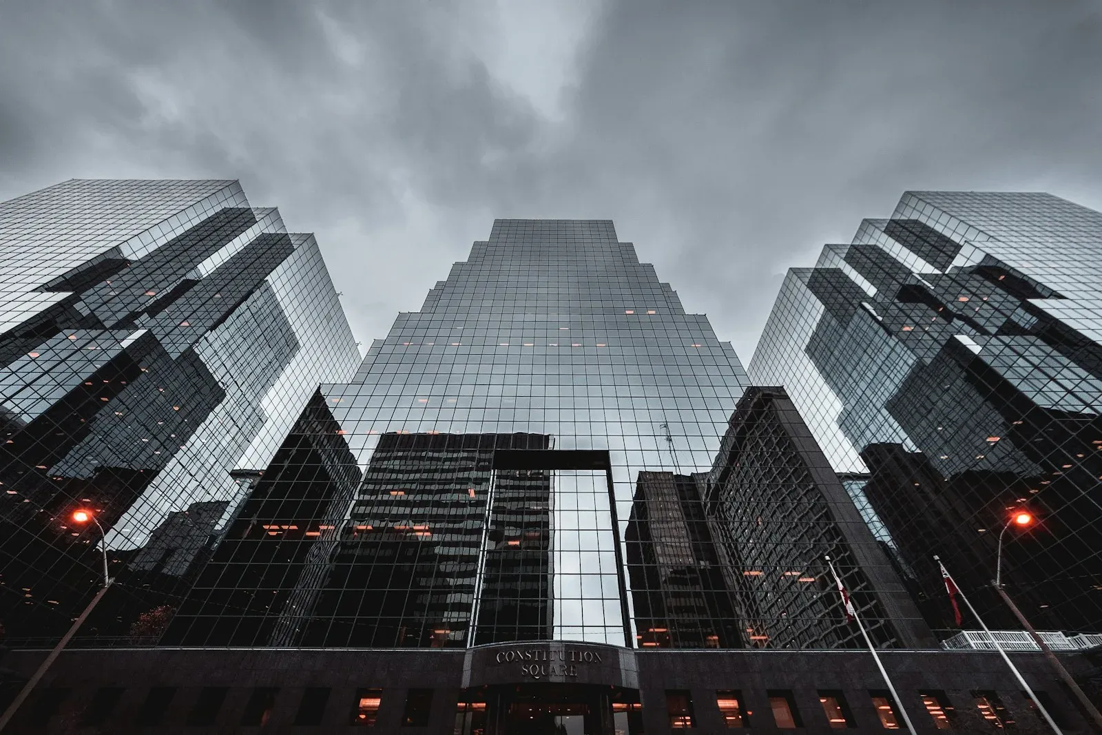 Managed commercial property under professional oversight