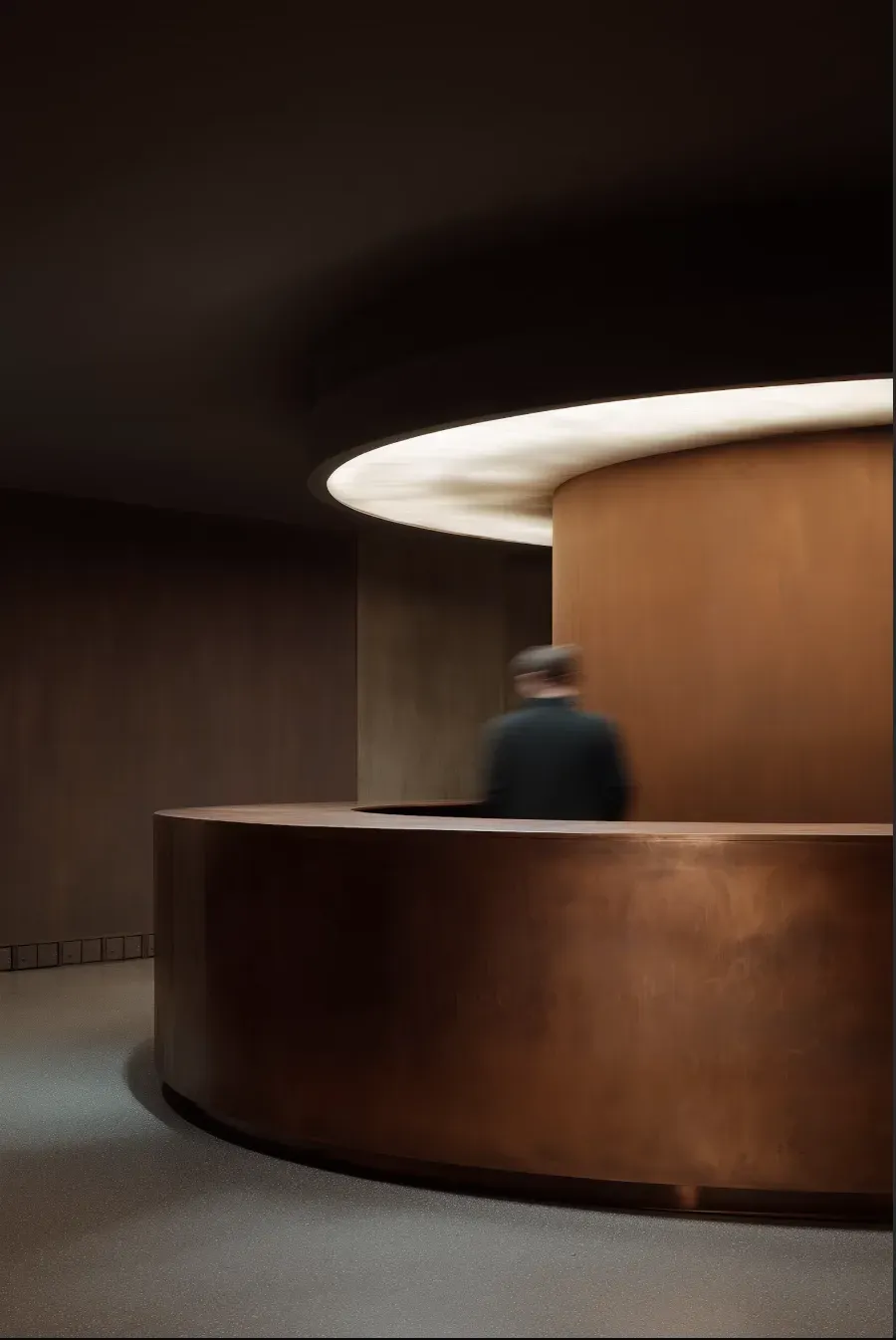 Elegant reception desk representing white-glove concierge service